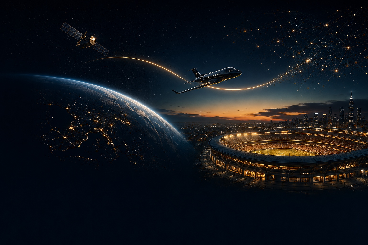 Astria integrated global capabilities across space, aviation, technology and sports hospitality
