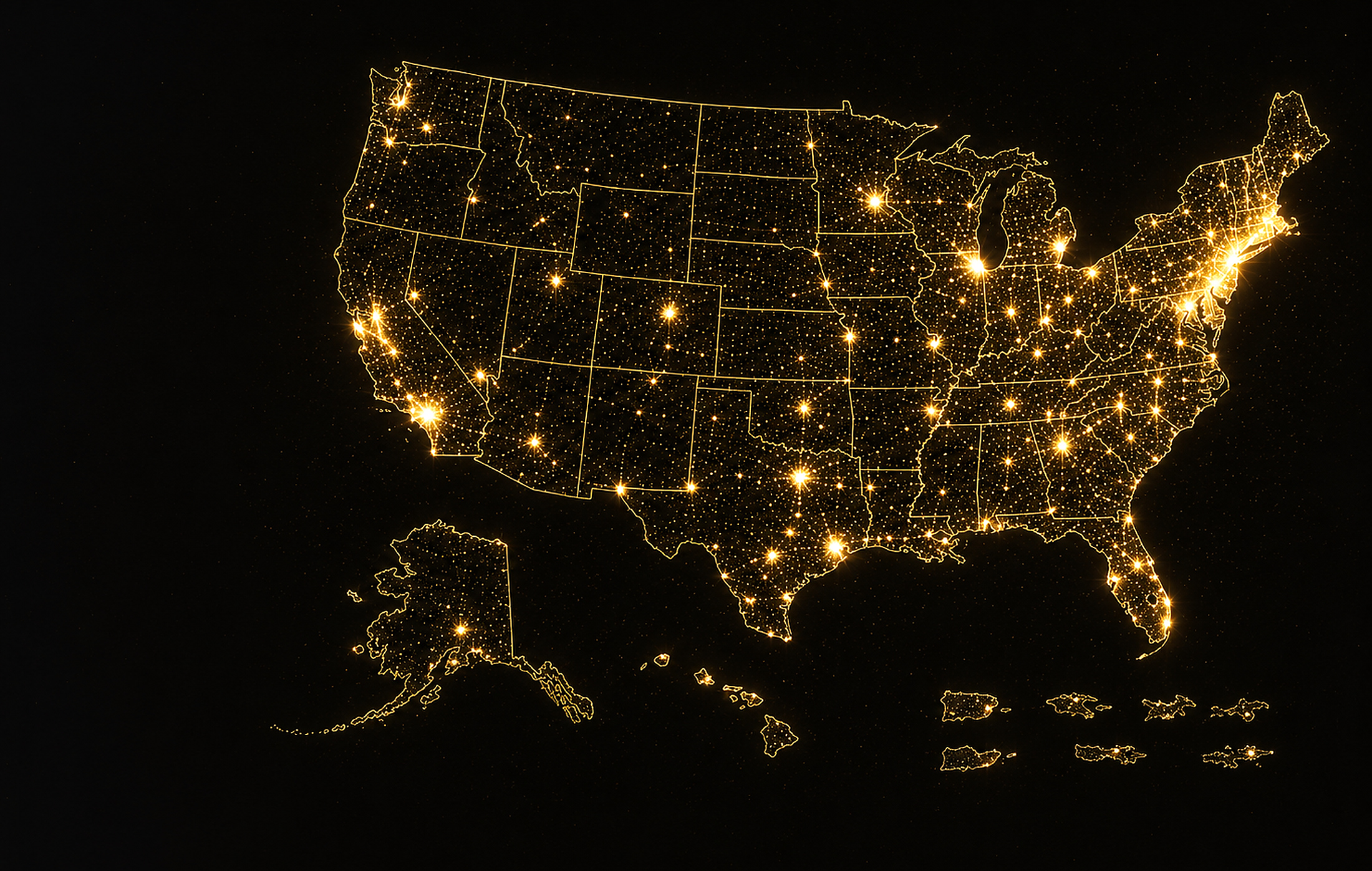 United States global opportunities map